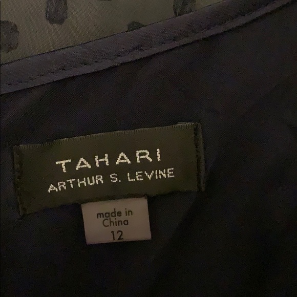 Tahari Swiss Dot A-line dress! - Picture 5 of 5